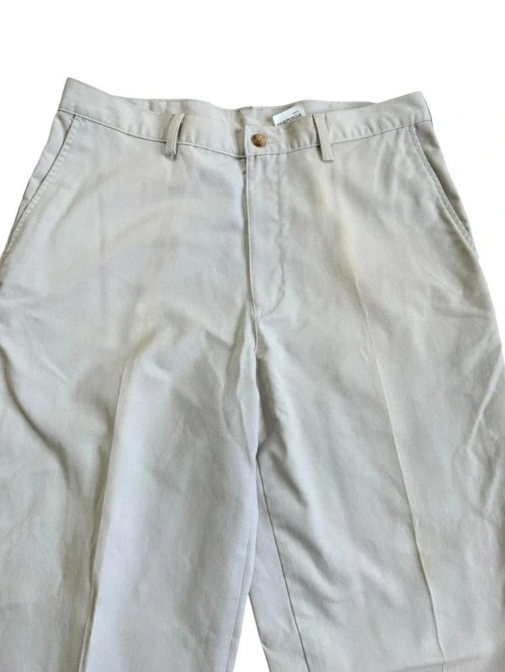 Puritan Men's Khaki Straight Leg Pants 34x30 skuP5